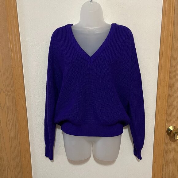 Vintage Objectives Royal Purple Sweater. Size: Medium - Picture 1 of 7